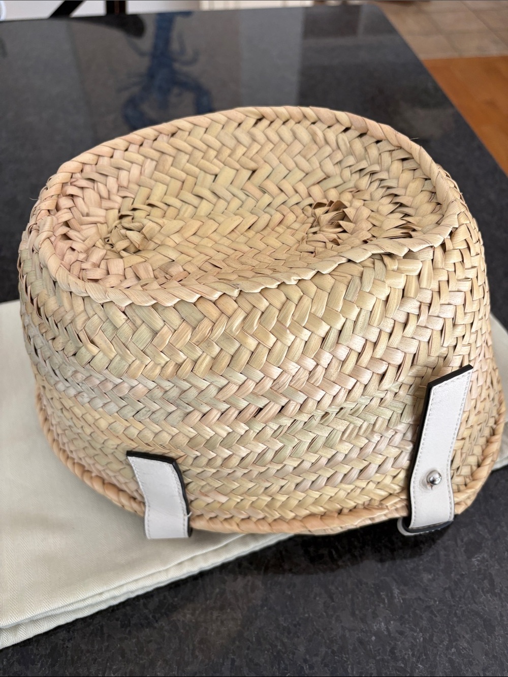 Loewe Small White Raffia - Picture 4 of 5